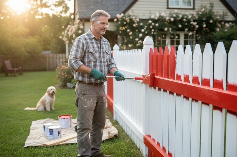 Pool Fence Painting in Waco, TX